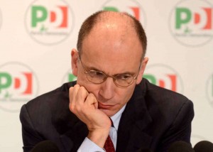 Il neo eletto Presidente Enrico-Letta